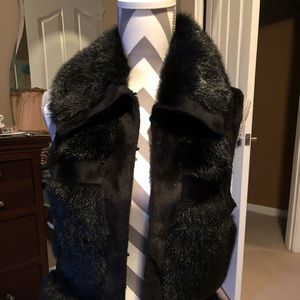 Rachel Zoe faux fur vest-XS
